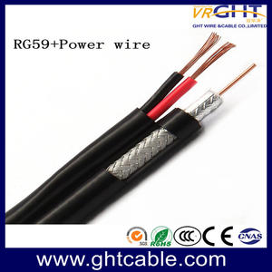 (with Jelly ) Composite Siamese Coaxial Cable For Setellite/Monitor/CCTV Camera With Jelly