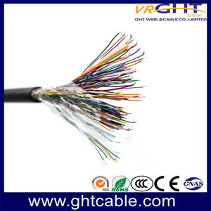 50 Pairs HYV Cable High Quality Colorful Outdoor Telephone Cable 