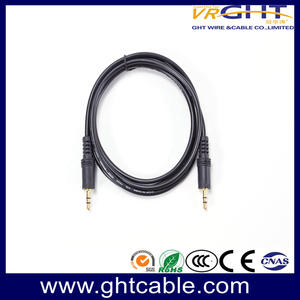 3.5MM - 3.5MM (M/M )Black PVC 123 Audio Cable